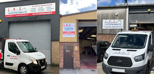 Local Roofing Supplies Van outside of Tamworth Football Club for the 23/24 season