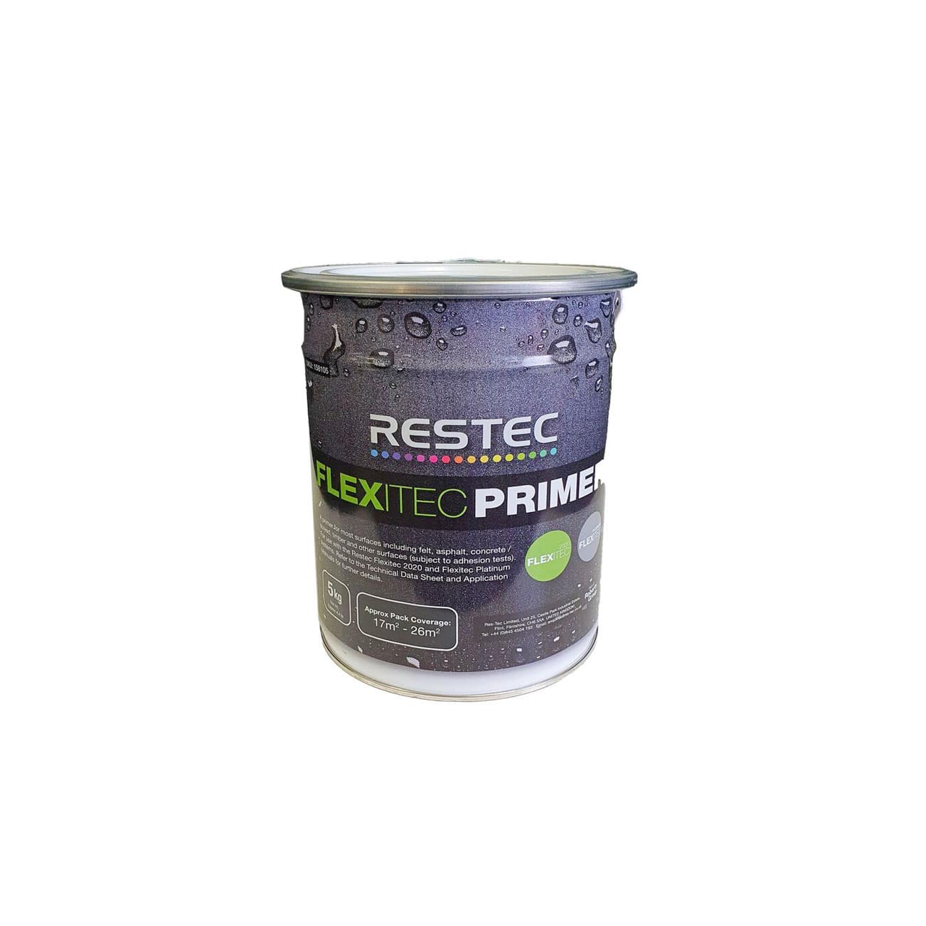 Res-Tec FlexiTec Primer - 5kg Local Roofing Materials & Supplies